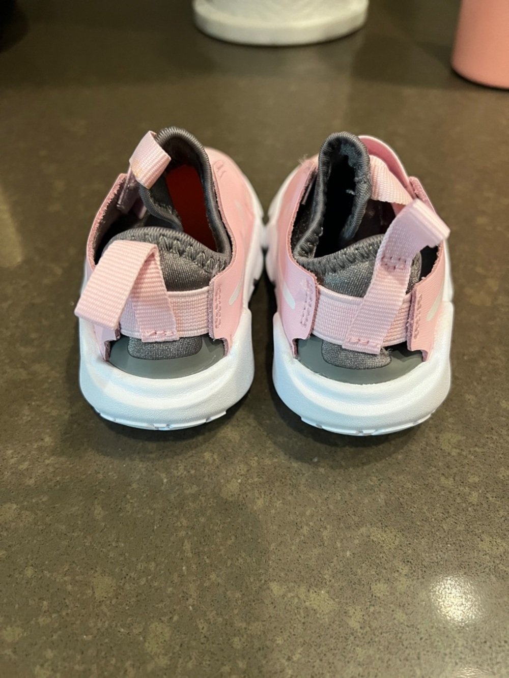 Nike Kids Pink Slip-On Sneakers with White Sole - Picture 5 of 6